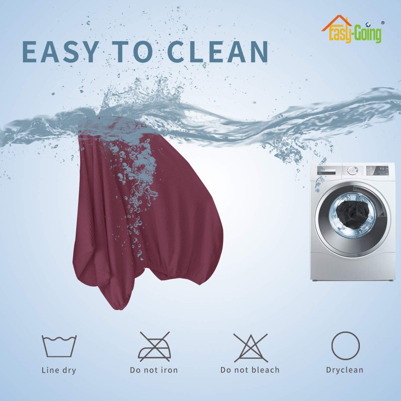 Easy-Going Stretch Chair Cushion Cover Sofa Cushion Furniture Protector Sofa Seat Sofa Slipcover Sofa Cover Soft Flexibility with Elastic Bottom(Chair Cushion, ASH Rose), Small - Image 4